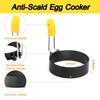 2 Pack Stainless Steel Egg Rings, Round Non Stick Griddle