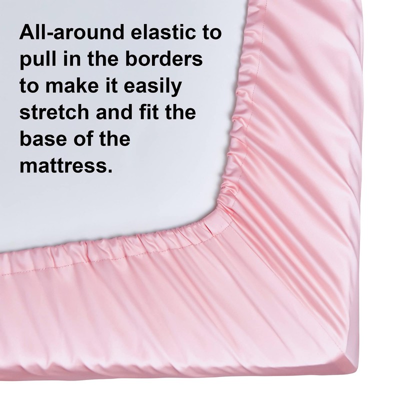 NTBAY 500 Thread Count 100% Egyptian Cotton Double Fitted Sheet,