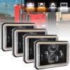 BraveWAY 4PCS 4X6" LED Headlights DOT Approved with High Low