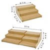 EATAKWARD Spice Rack Organizer, 3 Tier Expandable Spice Holder Kitchen
