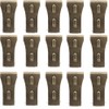 Walquicks 15 Pcs Heavy Duty Brick Hook Clips, Metal Wall