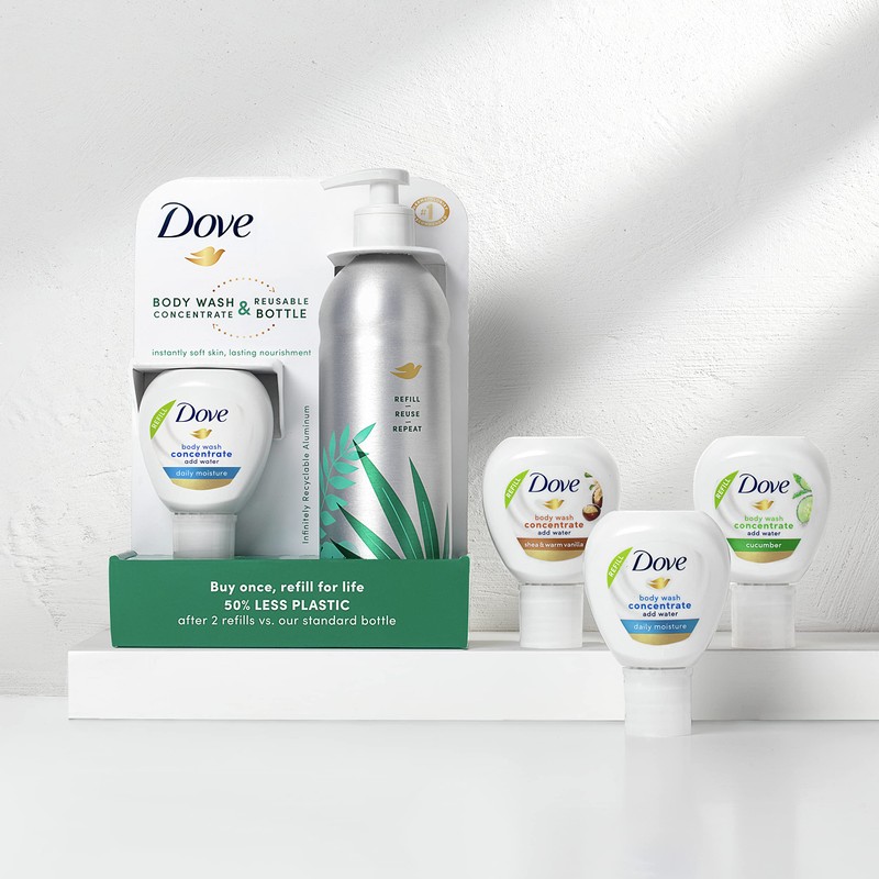 Dove Concentrate Refill For Instantly Soft Skin And Lasting Nourishment