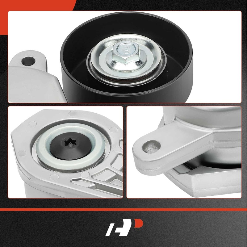 A-Premium Belt Tensioner Assembly with Pulley Compatible with Mazda 6