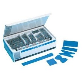Sterochef Hypo-allergenic Blue Detectable Washproof Plasters - 100 Assorted