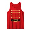 Nutcracker Character Soldier Costume Uniform Funny Christmas Tank Top