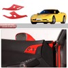 Moittellc Door Lock Switch Button Cover Trim Compatible with Chevy