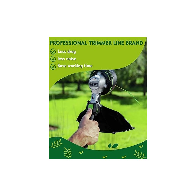12 Pack AL2420P Pre-Cut Twisted Trimmer Line for EGO String
