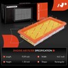 A-Premium Filtro de aire del motor 2-PC compatible con Nissan