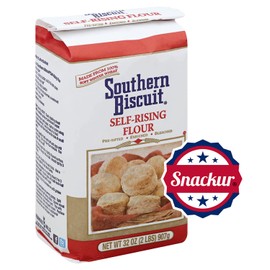 Southern Biscuit Self Rising Flour, 2 Pound Bag, In Snackur Safe Ship Box