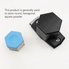 Hexagonal Pool Cue Chalk Box with Magnetic Clip 6063 Aluminum