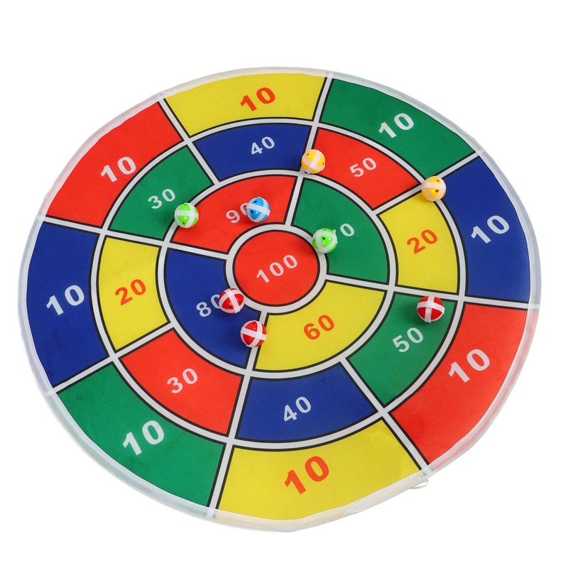 Dart Board for Kids LED Lighting Foldable Flannel Dart Board