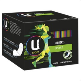 Kotex U by Kotex Liners Sport 30 Pack