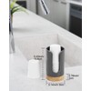 Ceramic Bathroom Cups Dispenser - 3-5 oz Disposable Paper &