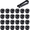OTUAYAUTO Pack of 24 Wheel Bolt Caps, 17 mm Universal