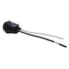 Follite Black Pigtail Temporary Light Socket (5 Pack 14AWG)