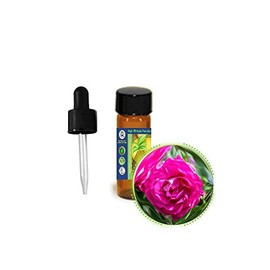 3.7ml (1/8oz) Rose Essential Oil (Rose Otto, Rosa Damascena) - 100% Pure, Undiluted, Uncut