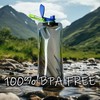 Ganzoo © Drinking Bag with Carabiner, Pack of 3, Water