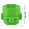 MUKCHAP 400 vasos de tinta verde para tatuaje, forma de