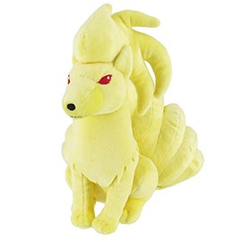 Sanei Boeki PP212 Pokémon All Star Collection Plush Toy, Ninetales, Size S, W 7.5 x D 8.5 x H 8.3 in (19 × 21.5 × 21 cm)