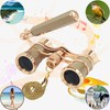 Yourelexit® Opera Glasses Binoculars Lorgnette Theater Optical Glasses Mini Compact