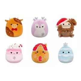 Squishmallows 2024 Christmas Squad 5" Assortment A Mini Plush Dolls (Set of 6)