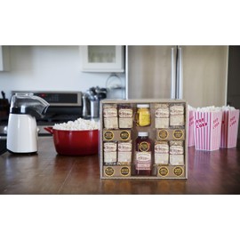 Amish Country Popcorn | 8-4 oz Bags | Stovetop Popping Sampler Pack with Canola Oil and BallPark ButterSalt | Old Fashioned, Non-GMO and Gluten Free (Stovetop Sampler - 8-4 oz Bags)