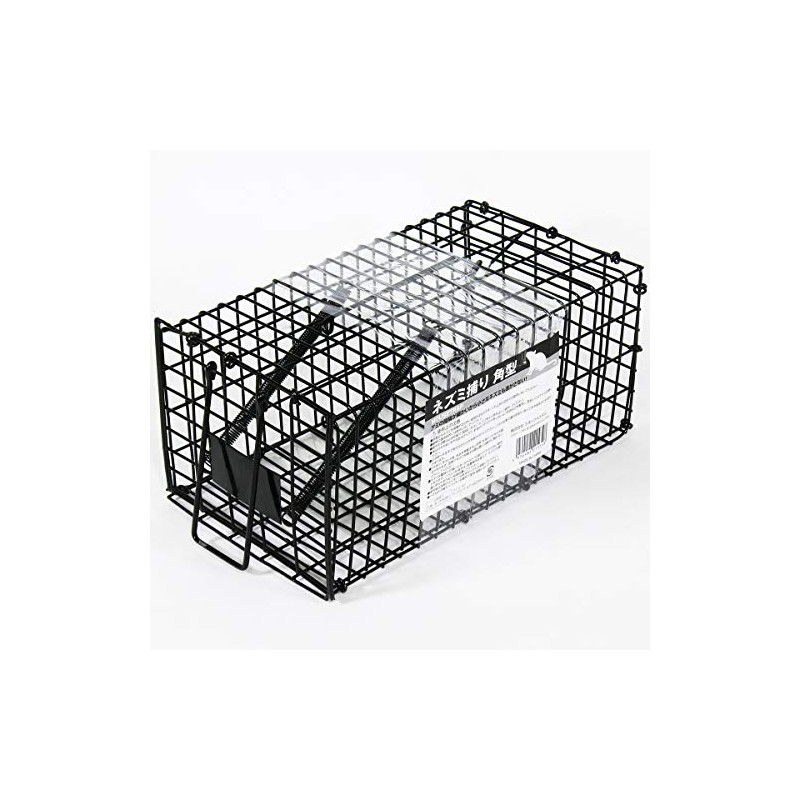 Minex Metal 33951 Mouse Trap, Square Shape, Black