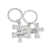 Meiligo® Fashion 2 Pcs Couples Gift Alloy I Am Weird