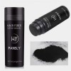 Polvo De Fibra Capilar Negro Cubre Raz De Cabello Calvicie