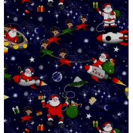 Freckle + Lollie - Santa   World Quilting And Crafting Fabric