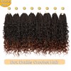 8 Packs Goddess Bohemian Box Braids Crochet Hair with Curly
