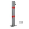 Safety Bollard Post Steel Folding Parking Barrier Lockable Car Bollard