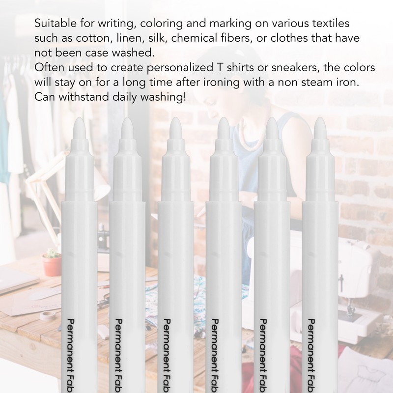 12pcs Fabric Sewing Marking Pens DIY Washable Fiber Tip Disappearing