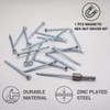 (Pack of 60) DIN 7504K Galvanised Steel 5.5 x 75mm