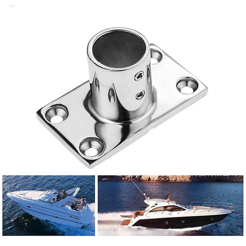 Stainless Steel Heavy Duty Boat Hand Rail Fitting, 90 Degree