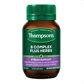 Thompson's B Complex Plus Herbs 60 Tablets