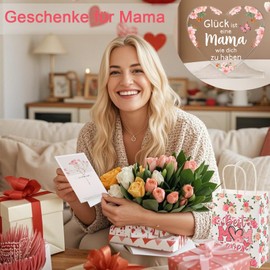 oeeo Gifts for Mum, Heart-Shaped Acrylic Home Decoration, Mum Gift, Mum Birthday Gift from Daughter Son, Mother's Day Gift