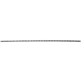 Nissa Chain, 0.9 inch (2.3 mm), Brass, Chrome, Ball Chain, 98.8 ft (30 m) BB1023