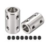 sourcing map 2 Pieces 8 mm to 8 mm Bore