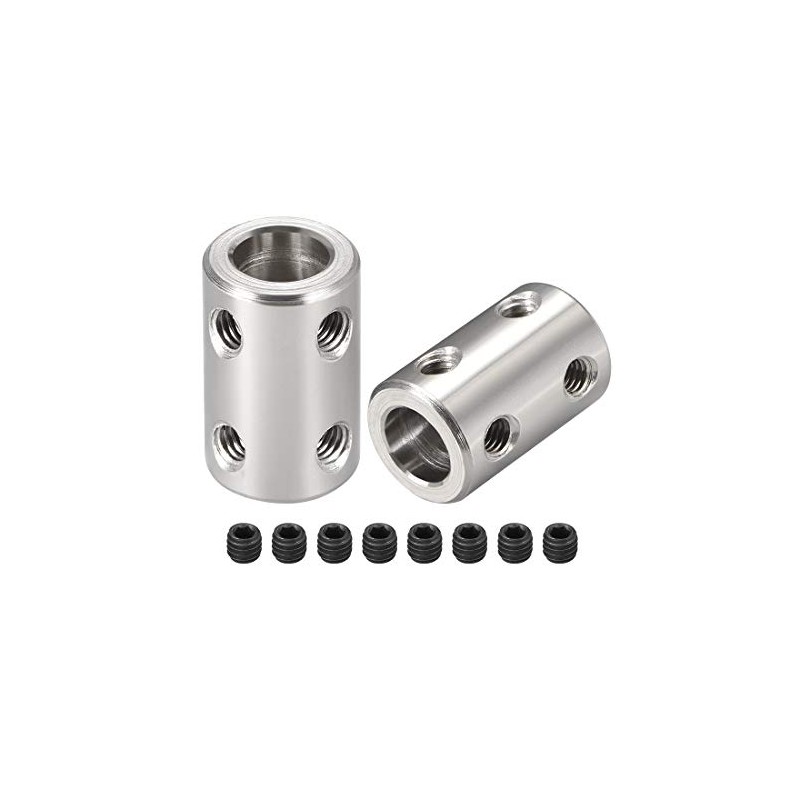 sourcing map 2 Pieces 8 mm to 8 mm Bore