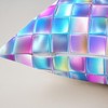 Erosebridal Set of 2 Rainbow Checkered Throw Pillow Covers 16x16