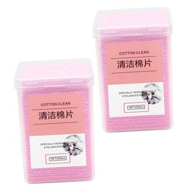 BIUDECO Essential Lash Cleaning Pads 400 Pack Eyelash Extension Remover Safe Efficient for Diy Salon Use