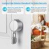 AST Round Deadbolt Lockout Device with 4-Digit Combination Padlock, No