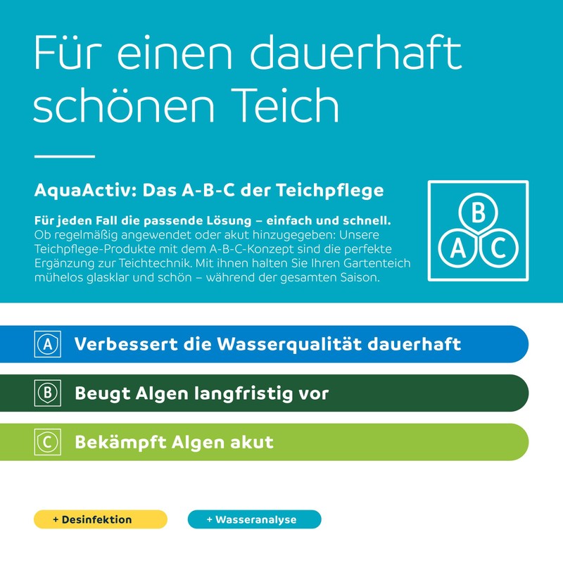 OASIS Water Treatment Aqua Activ Algo Greenaway 500 ml, silver