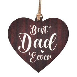 for Dad Gifts from Daughter Son Fathers Day Ornaments for Small Tree Housewarming Gifts for Dad Birthday Gift Ideas Dad Gifts Sign Daddy Wall Decor Art Best Dad Ever Gifts Plaque