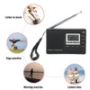 Portable Mini Radios FM/MW/SW Receiver with Digital Alarm Clock FM
