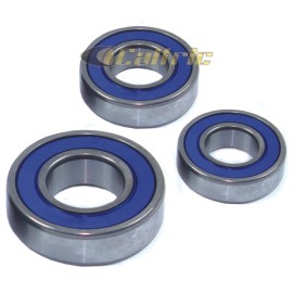 Caltric Rear Wheel Ball Bearings for Kawasaki KL650 KLR650 1987-2018