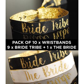 Bride Tribe Hen Party Wristbands (Pack of 10) Bachelorette Party Bracelets, Hen Party Favours