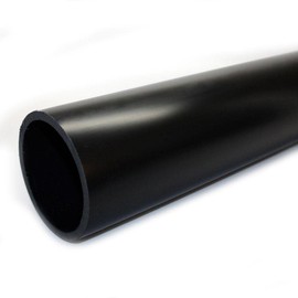VENTRAL DWV Drain Pipe - Black ABS Custom Size and Length 4" (4.0) Inch 4" x 3' Feet