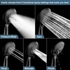 BRIGHT SHOWERS Slide Bar Shower Set with Handheld Shower Head,